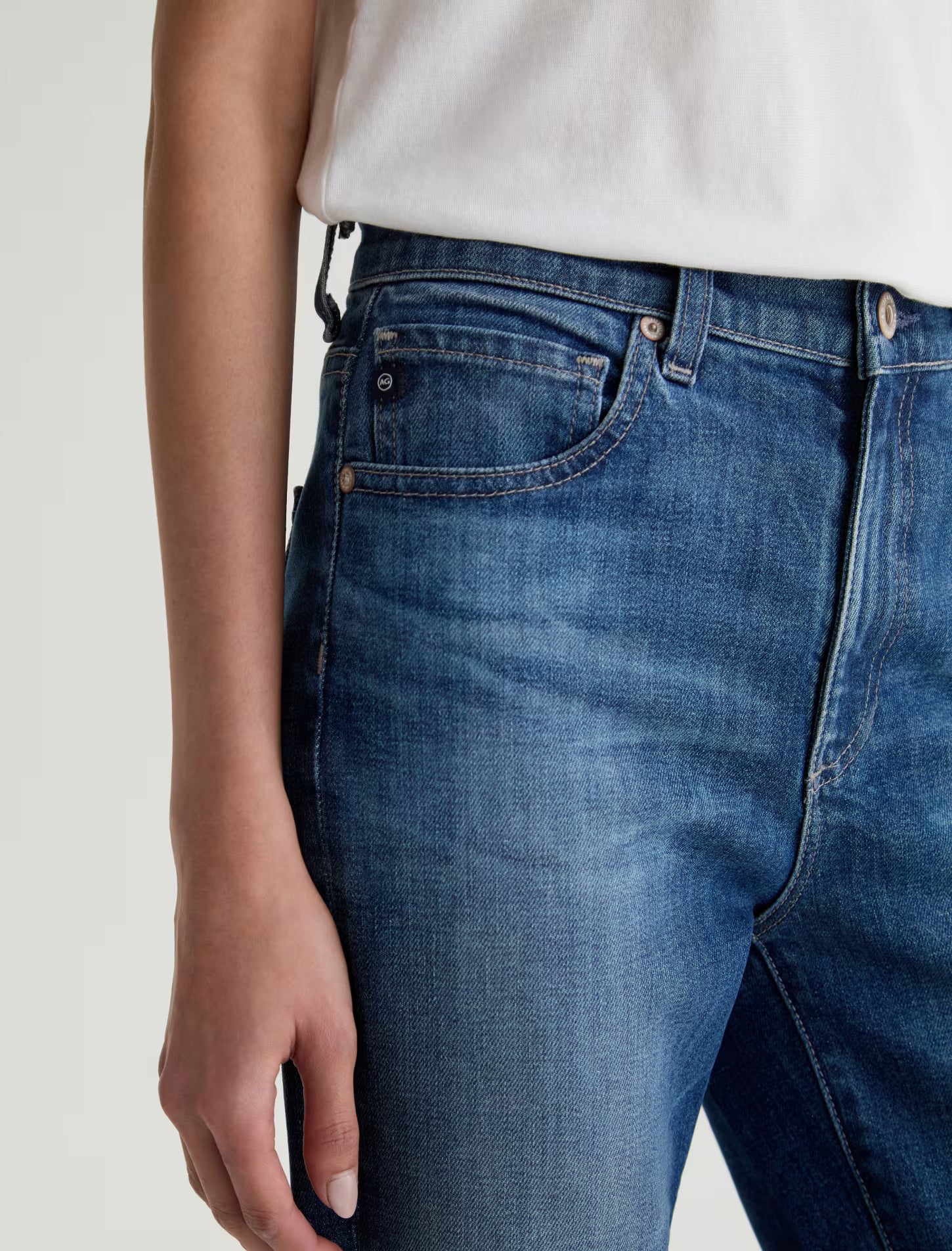 AG Brinley Jean Mid-Rise Straight - Rewind