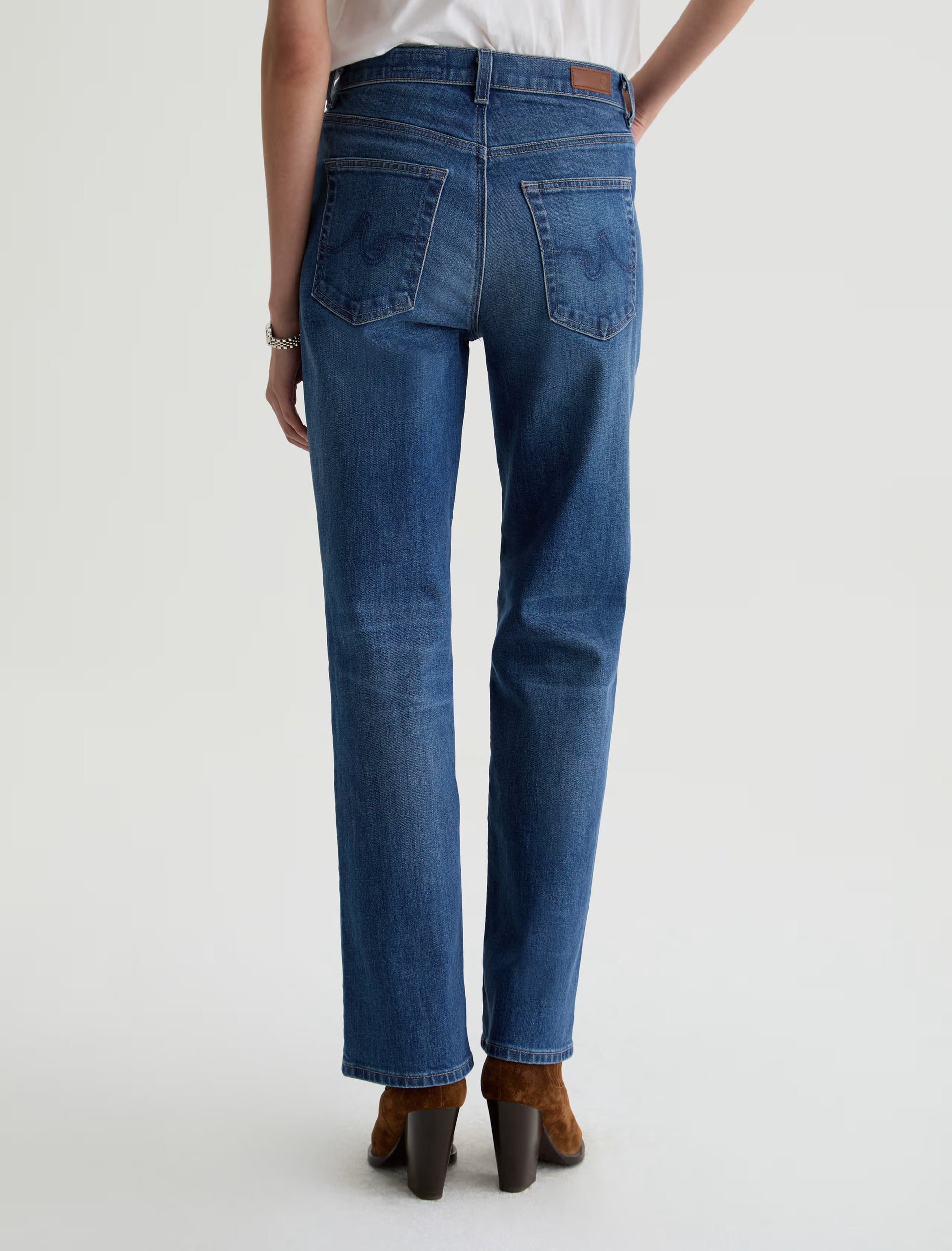 AG Brinley Jean Mid-Rise Straight - Rewind
