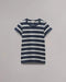 Rag & Bone The Slub Stripe Tee - Salute / Ivory