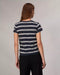 Rag & Bone The Slub Stripe Tee - Salute / Ivory