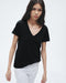 Rag & Bone The Slub Vee in Black