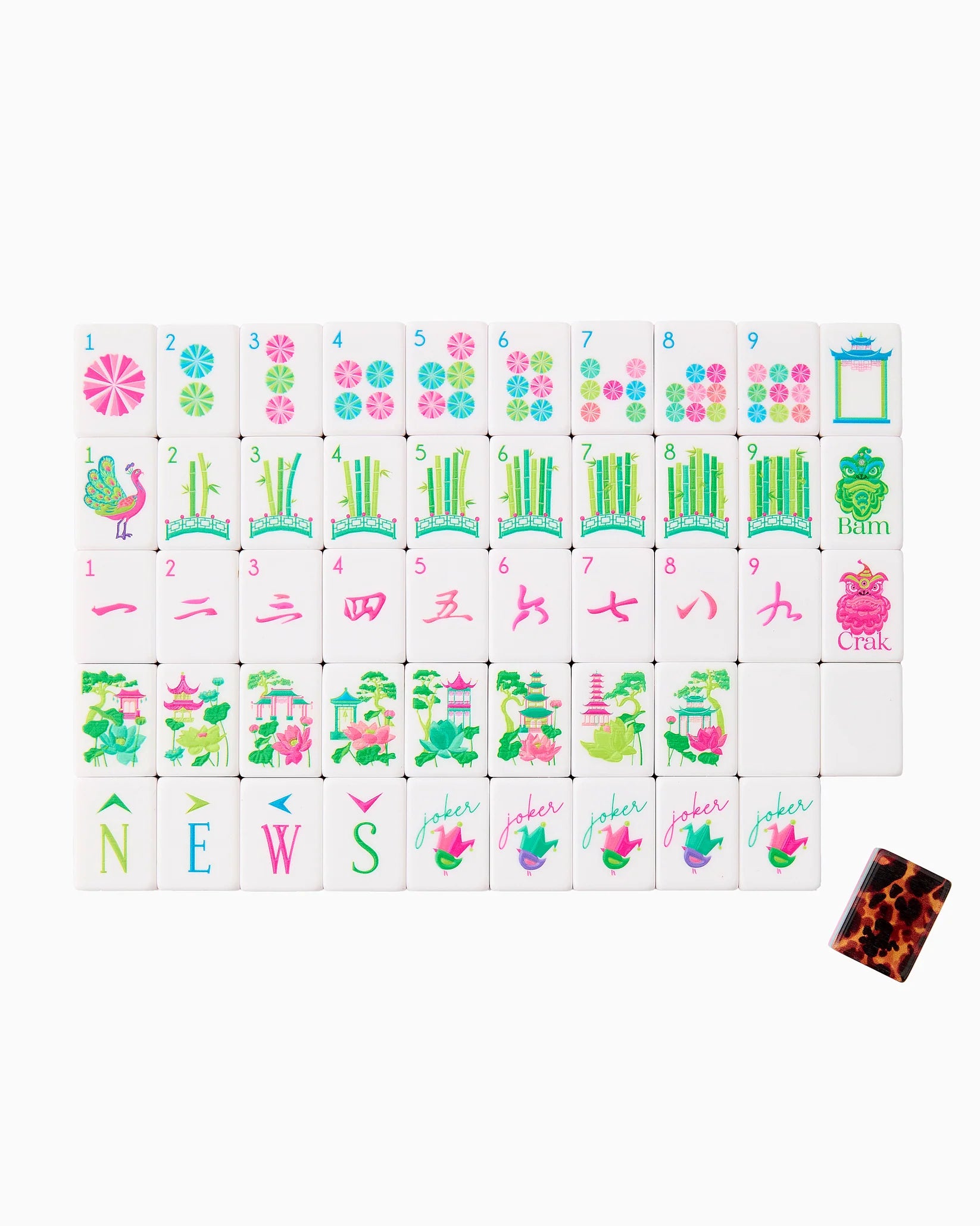 Oh My Mahjong Glow Wild Tile Set