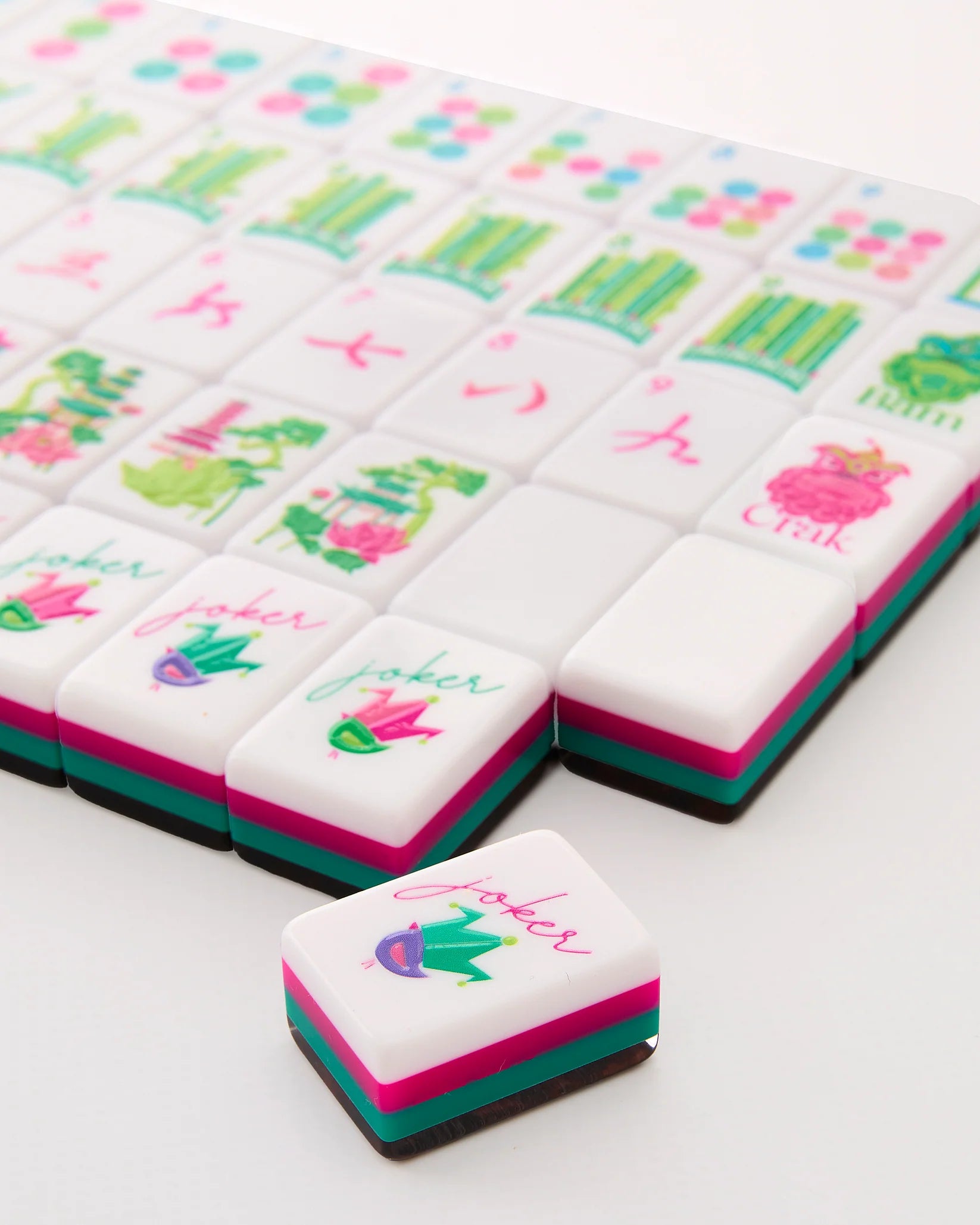Oh My Mahjong Glow Wild Tile Set
