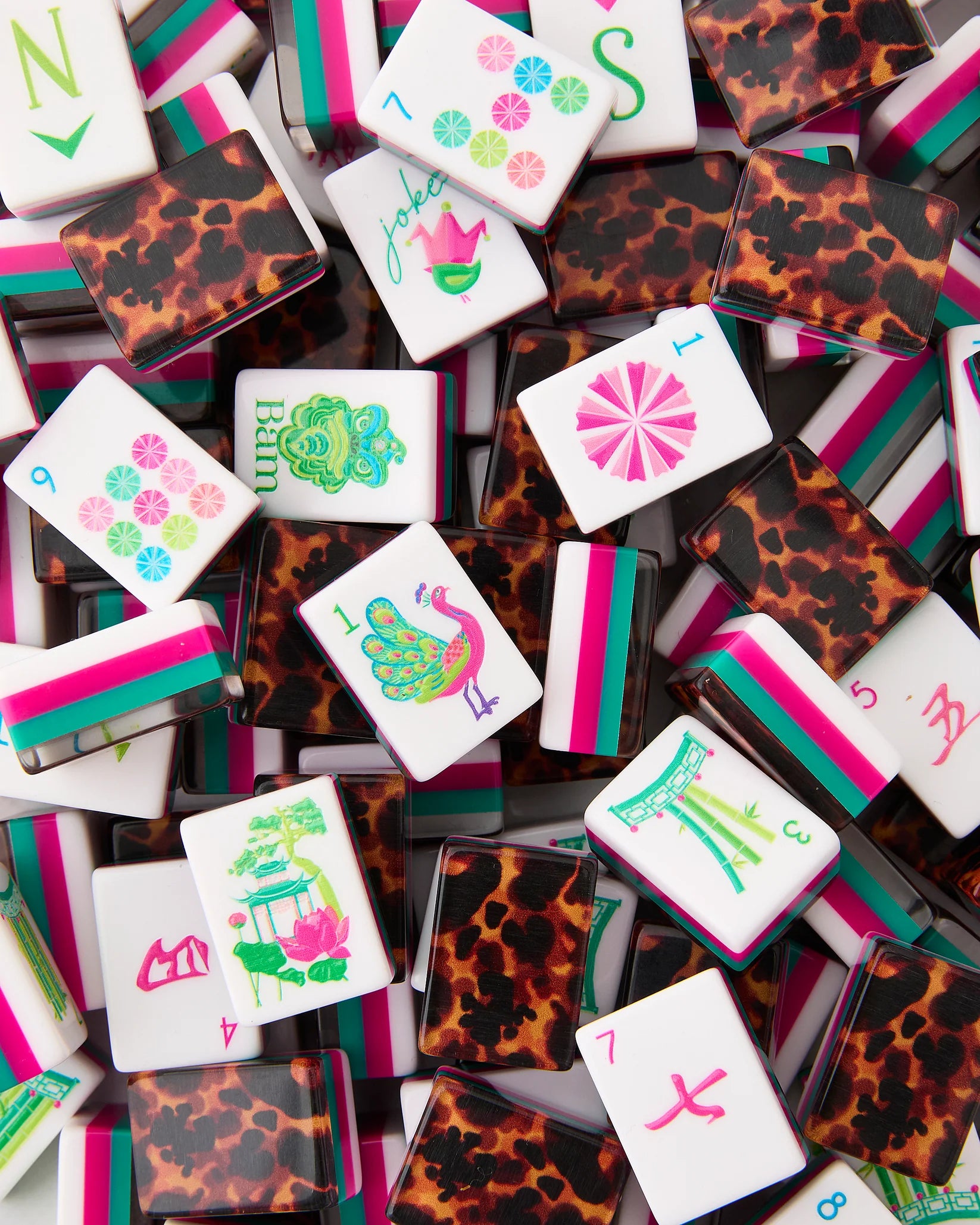 Oh My Mahjong Glow Wild Tile Set