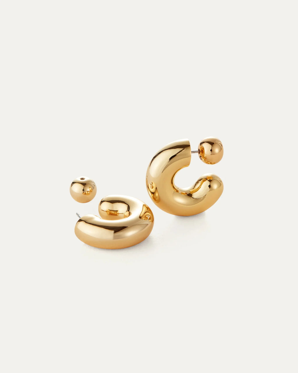 Jenny Bird Tome Hoops Large - Gold