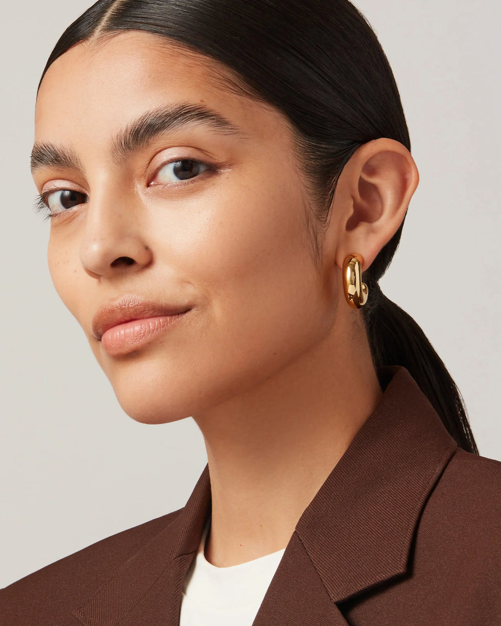 Jenny Bird Tome Hoops Large - Gold