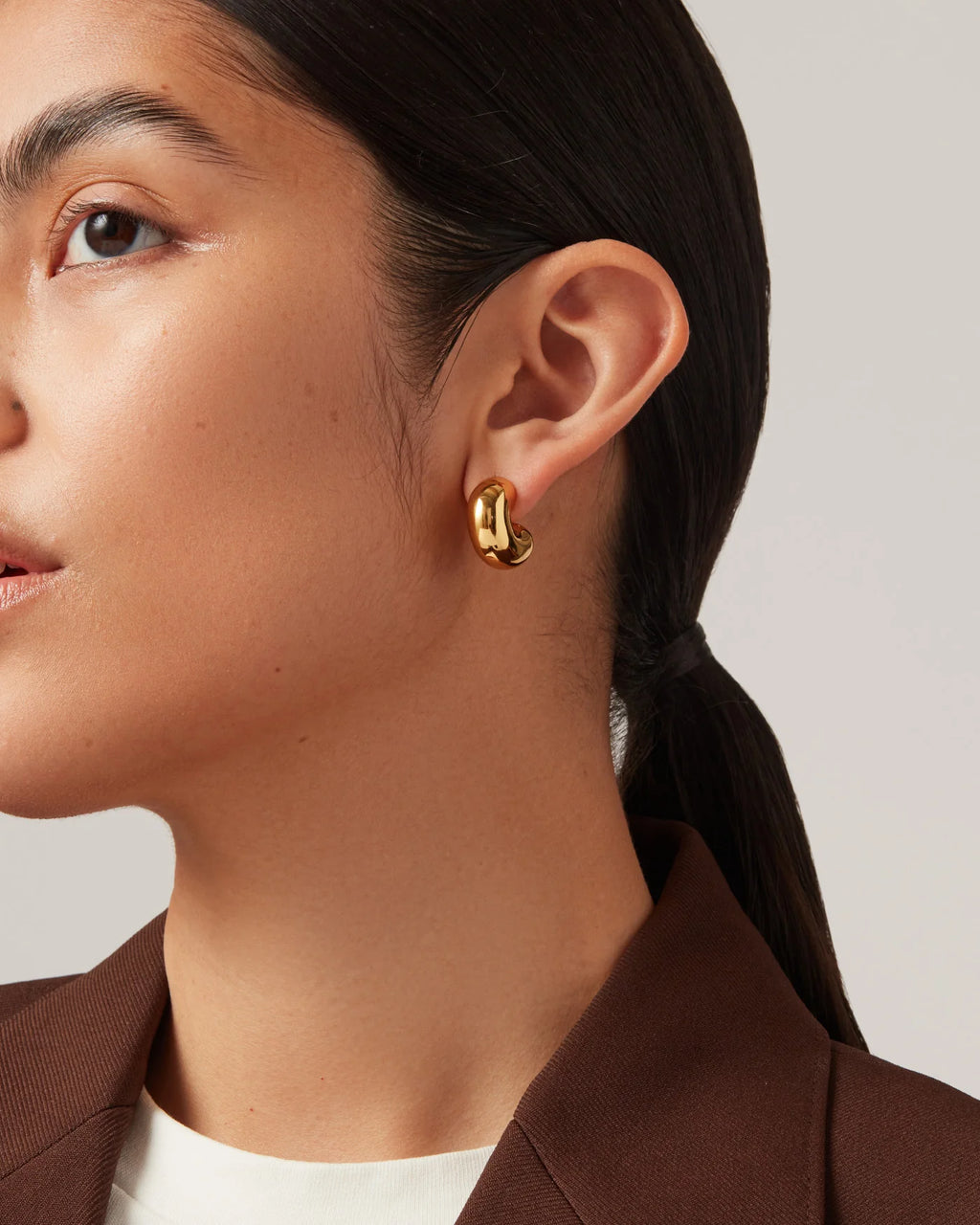 Jenny Bird Tome Hoops - Medium - Gold