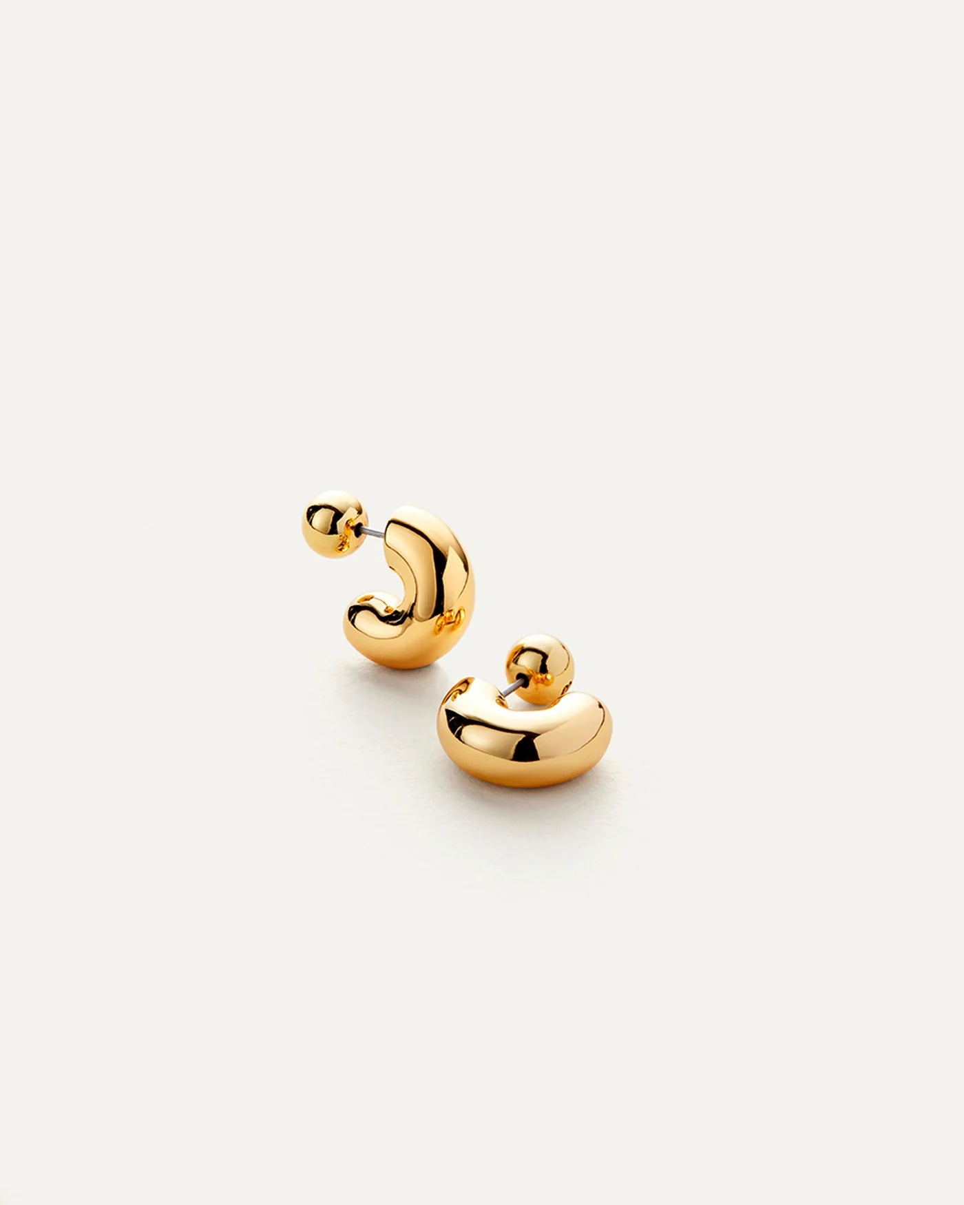 Jenny Bird Tome Hoop Earrings Small- Gold