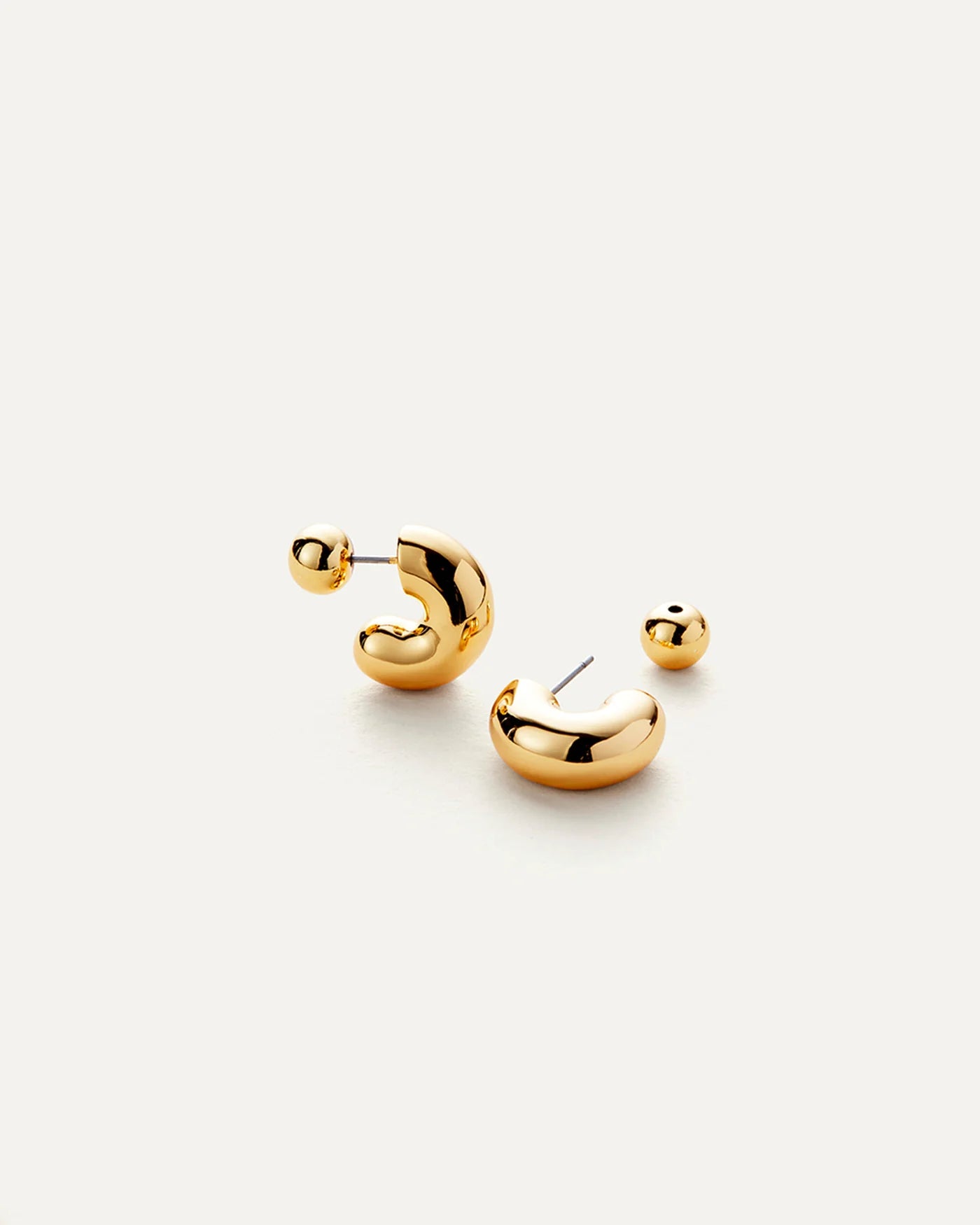 Jenny Bird Tome Hoop Earrings Small- Gold