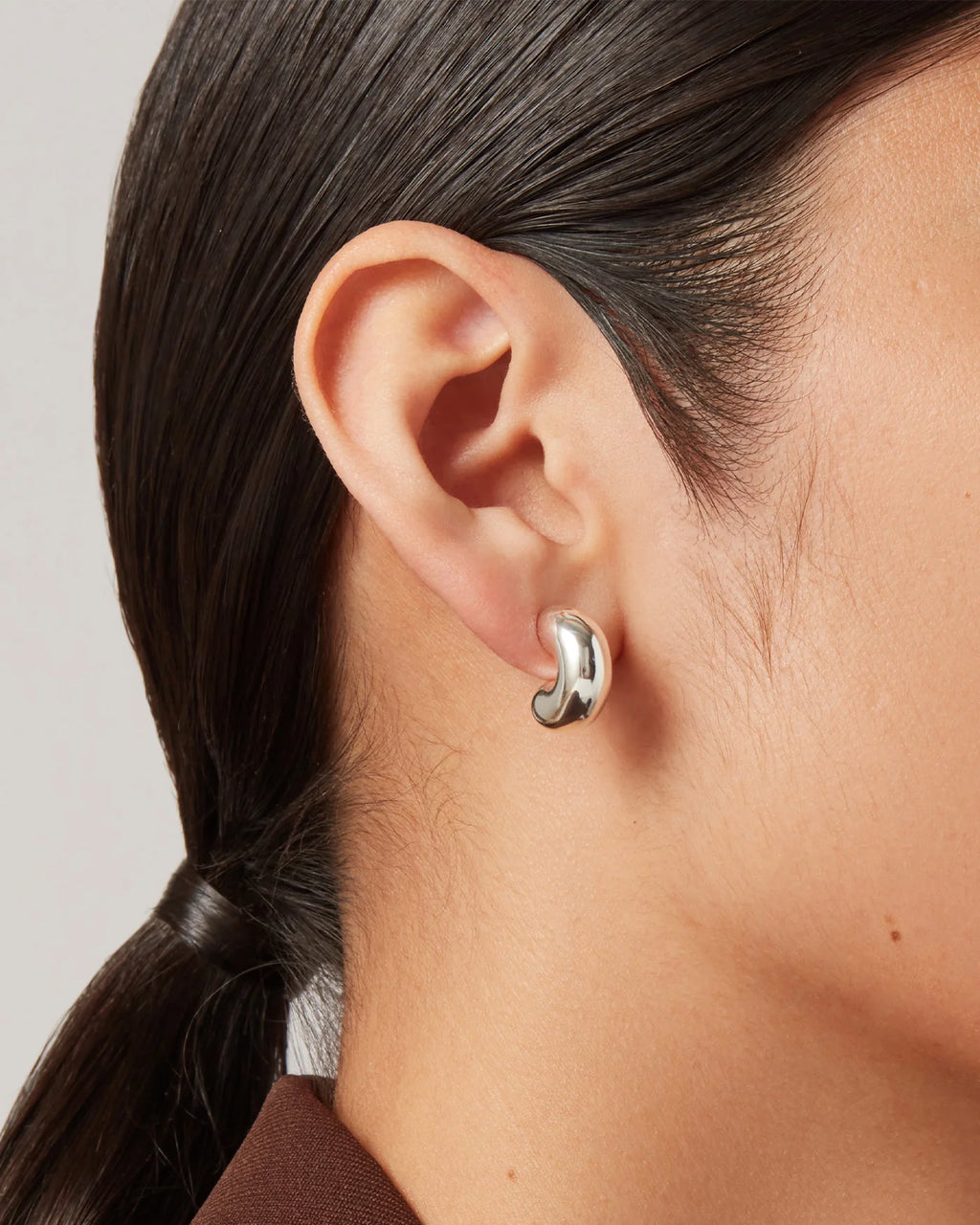 Jenny Bird Tome Hoops Small - Silver