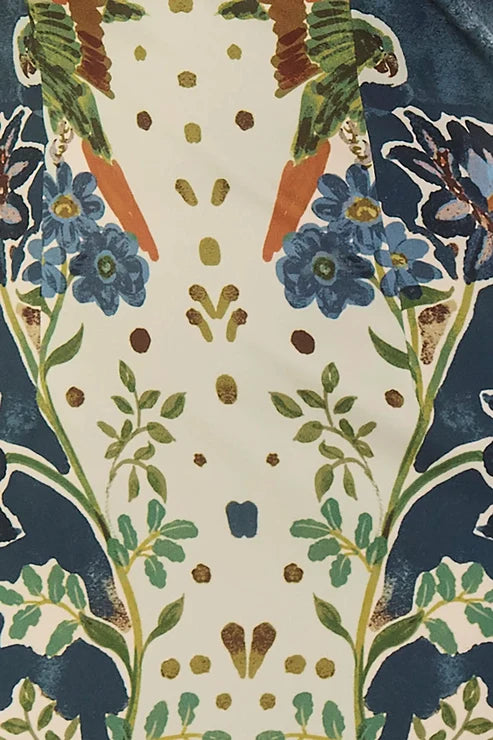 Hunter Bell Townes Dress  - Birds of a Feather Navy