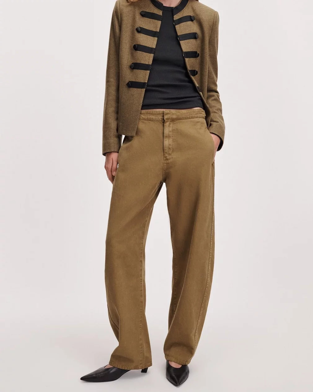 Rag & Bone Vito Canvas Pant - Gold