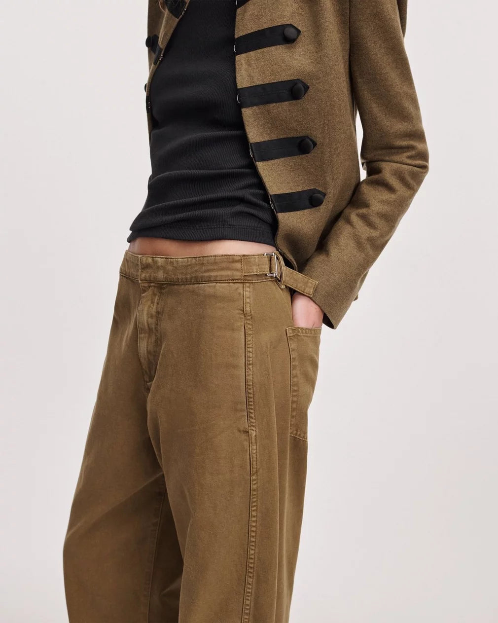 Rag & Bone Vito Canvas Pant - Gold
