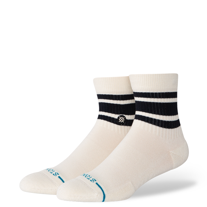 Stance Cotton Quarter Medium Cushion Socks - Ivory