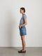 Alex Mill Agne Mini Skirt in Denim - Copenhagen Medium Wash