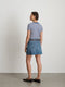 Alex Mill Agne Mini Skirt in Denim - Copenhagen Medium Wash