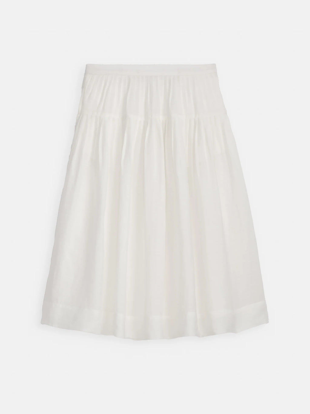Alex Mill Brittany Skirt In Ramie - Off White