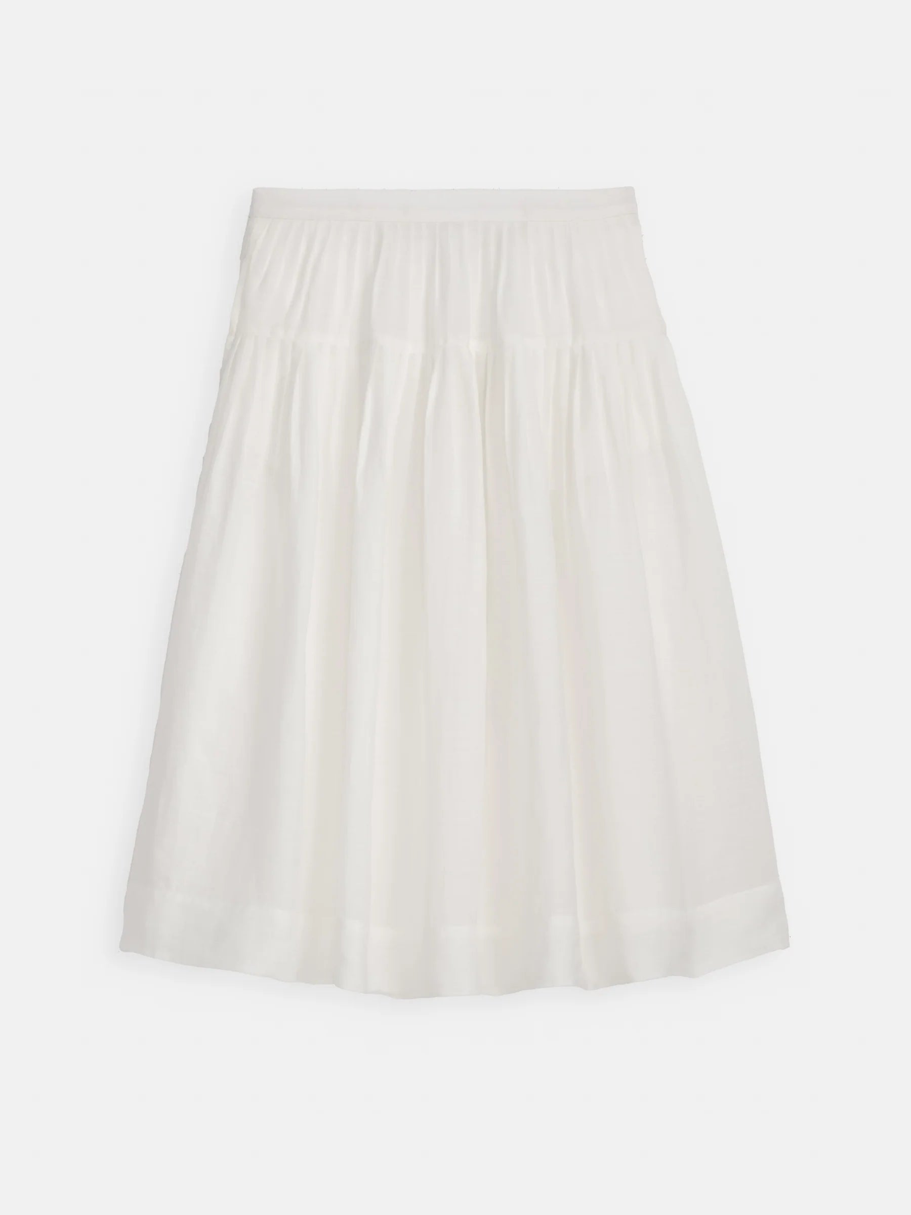 Alex Mill Brittany Skirt In Ramie - Off White