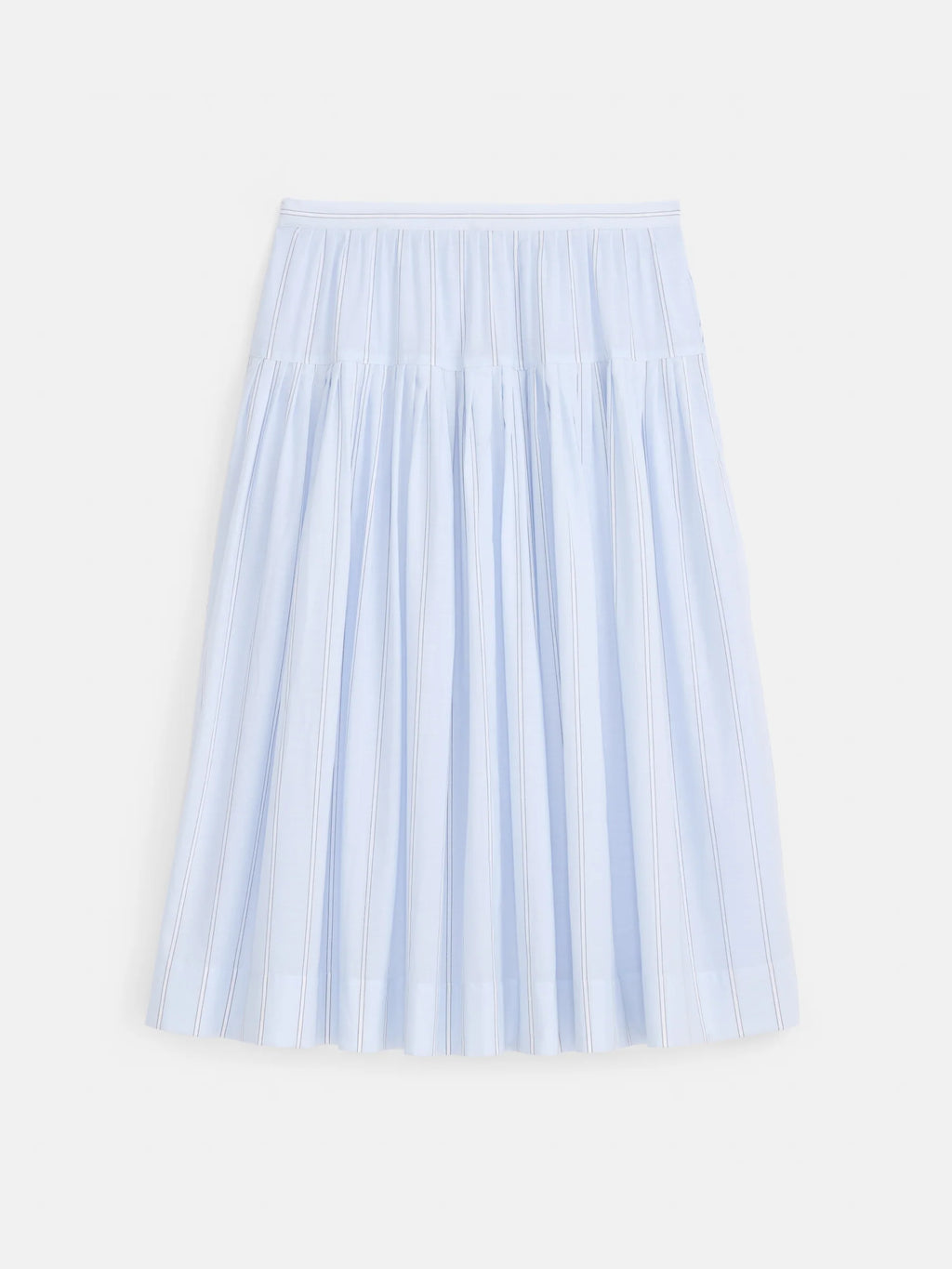 Alex Mill Hannah Striped Skirt In Cotton Voile