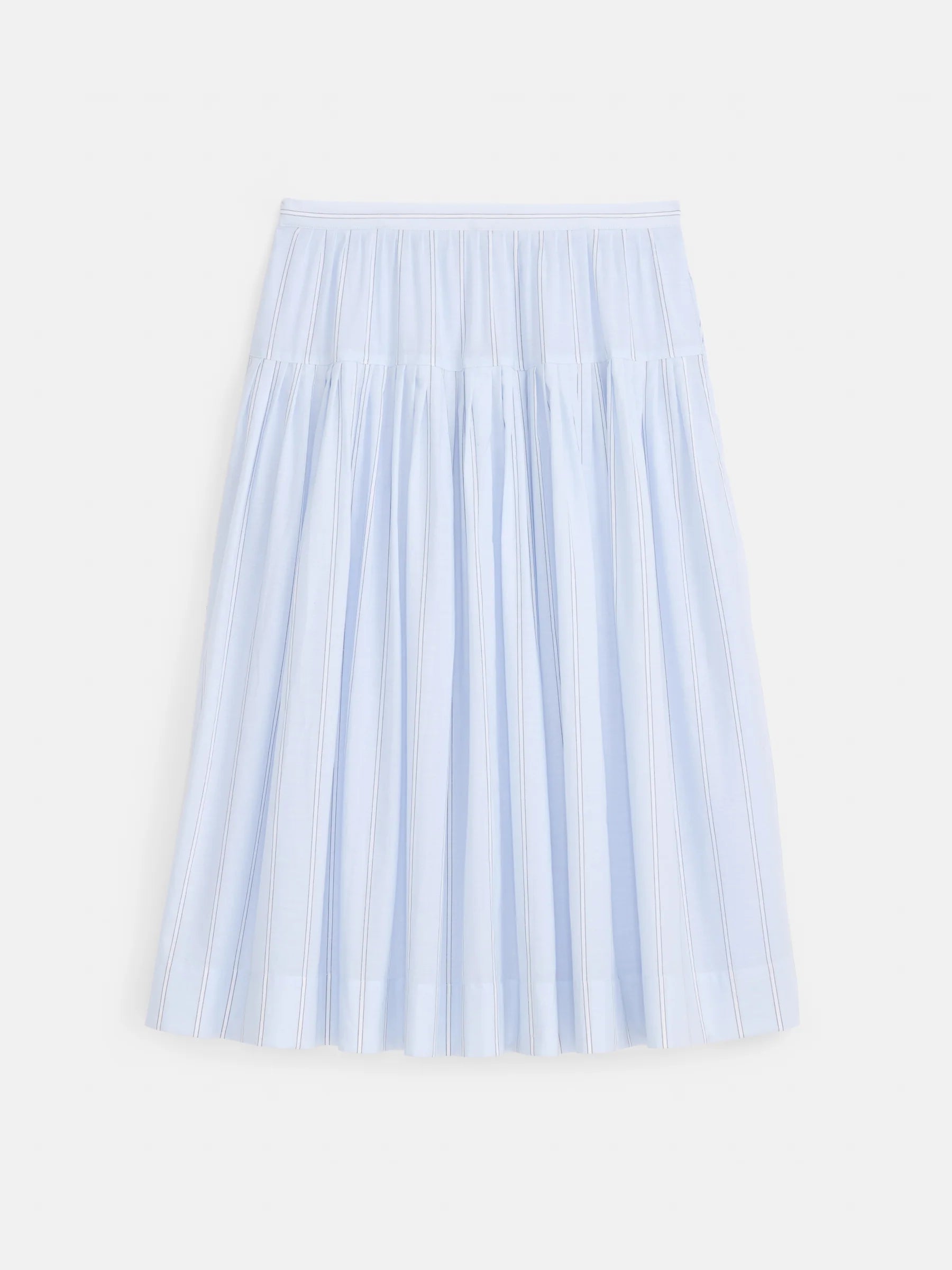 Alex Mill Hannah Striped Skirt In Cotton Voile