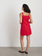 Alex Mill Alexis Dress in Cotton Linen - Crimson