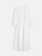 Alex Mill Lauren Wrap Dress In Linen - White