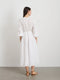 Alex Mill Lauren Wrap Dress In Linen - White