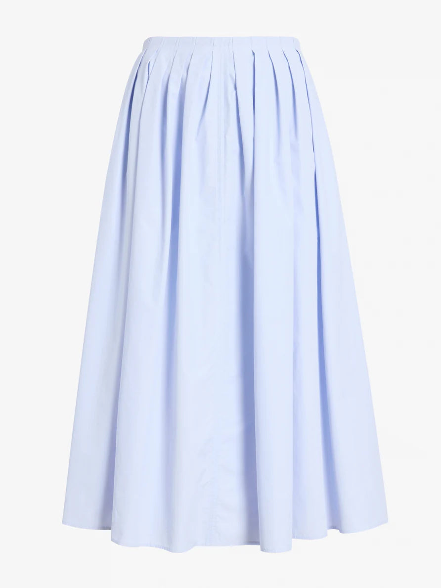 Proenza Schouler White Label Austin Skirt in Tech Cotton - Sky