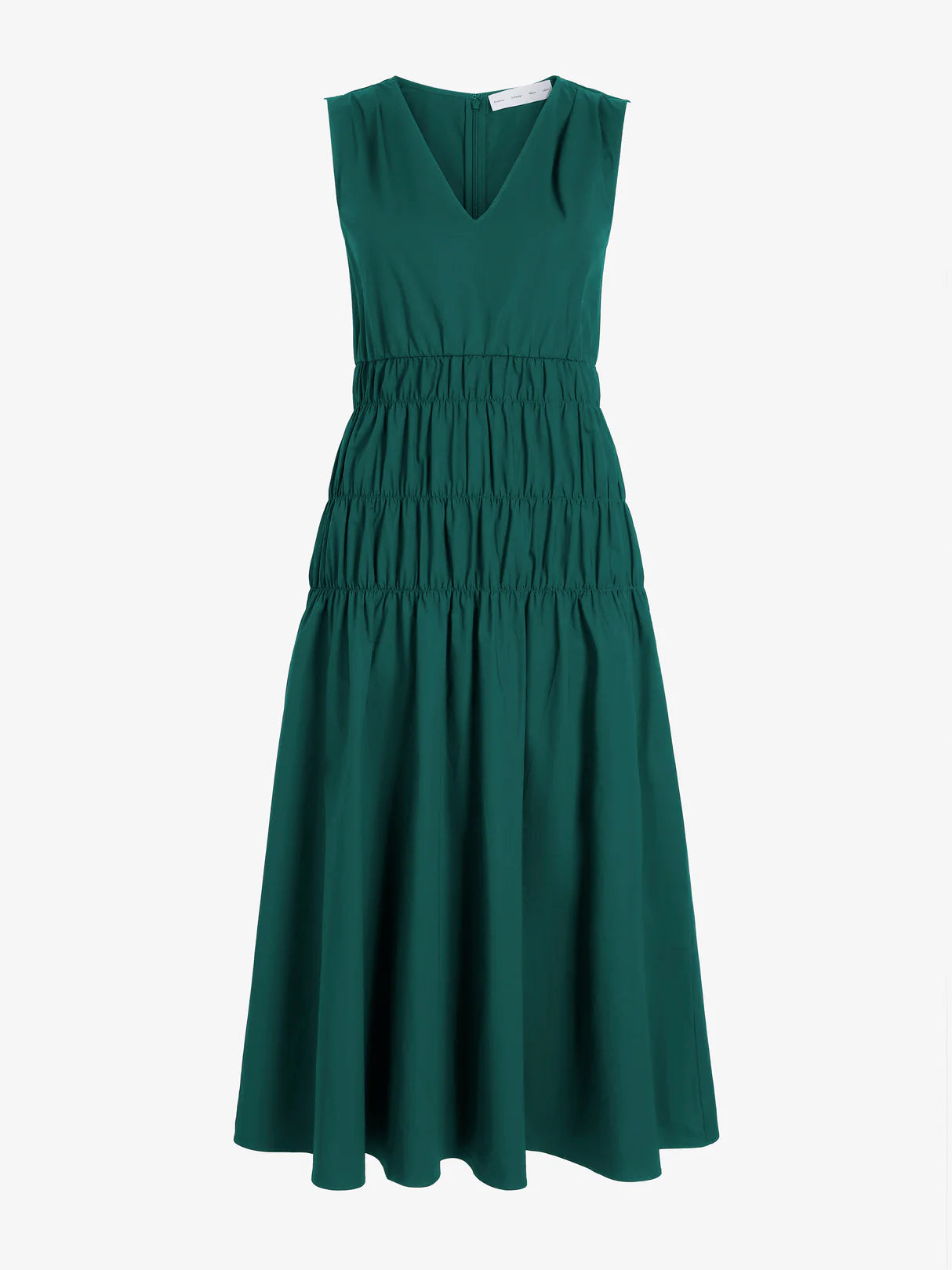 Proenza Schouler White Label Loren Dress in Poplin - Spruce