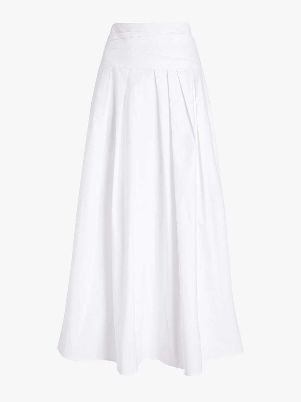 Proenza Schouler White Label Nessa Skirt in Poplin - White