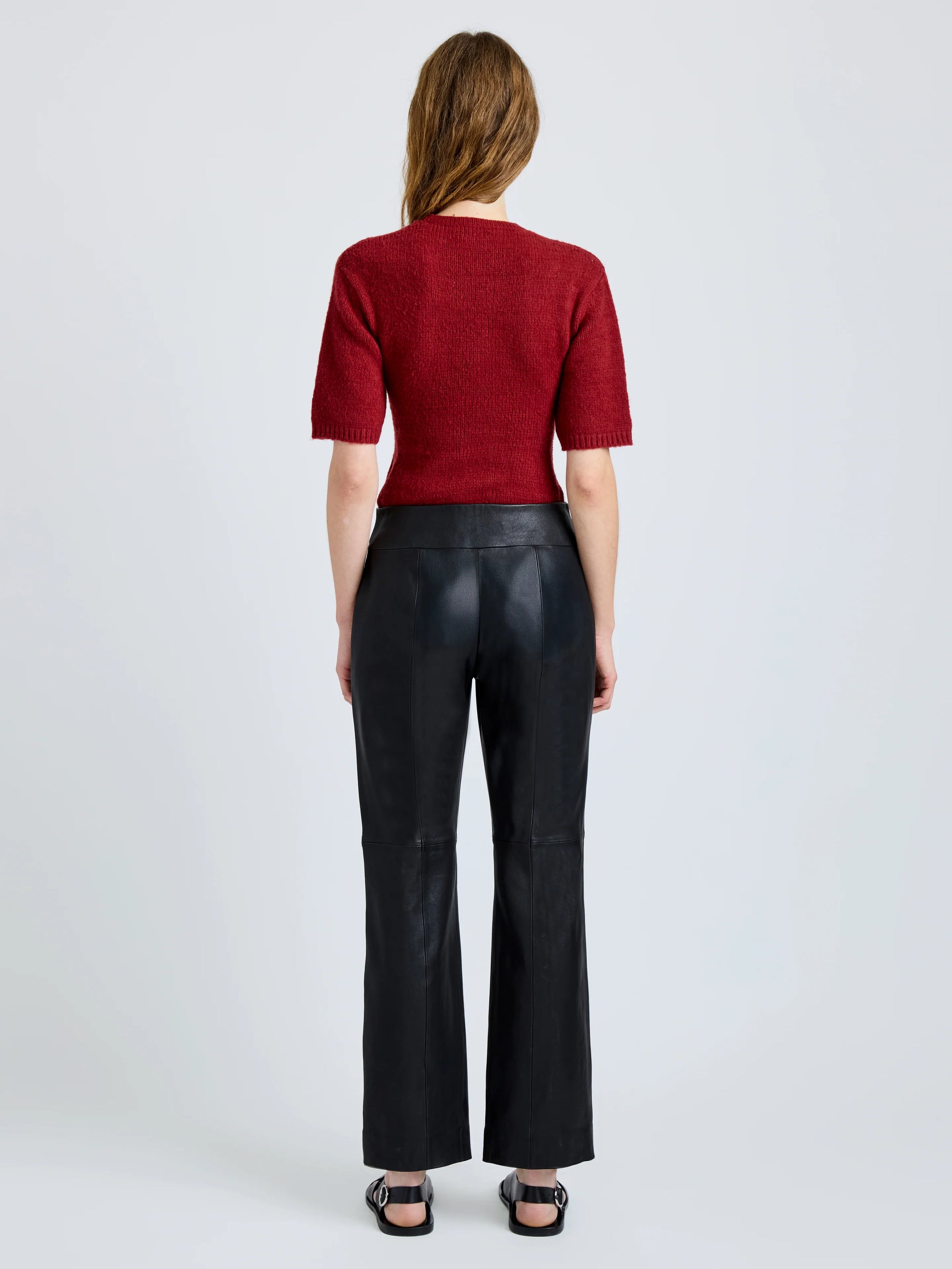 Proenza Schouler Dana Sweater in Wool- Brick