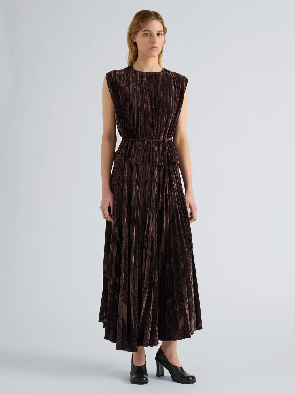 Proenza Schouler Lyra Top in Crushed Velvet