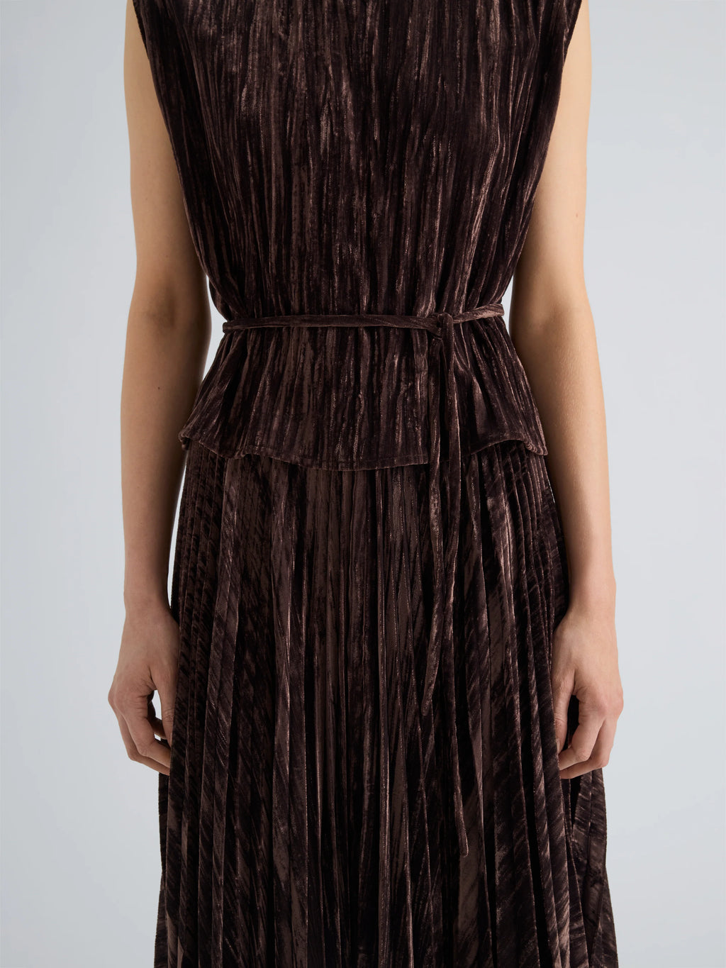 Proenza Schouler Lyra Top in Crushed Velvet