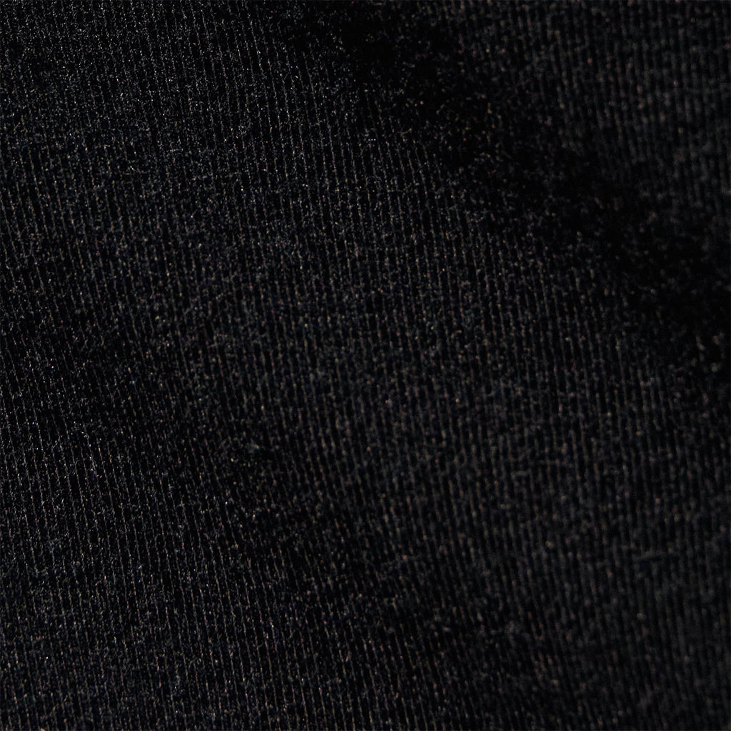 James Perse Stretch lotus Deep V Dress- Black