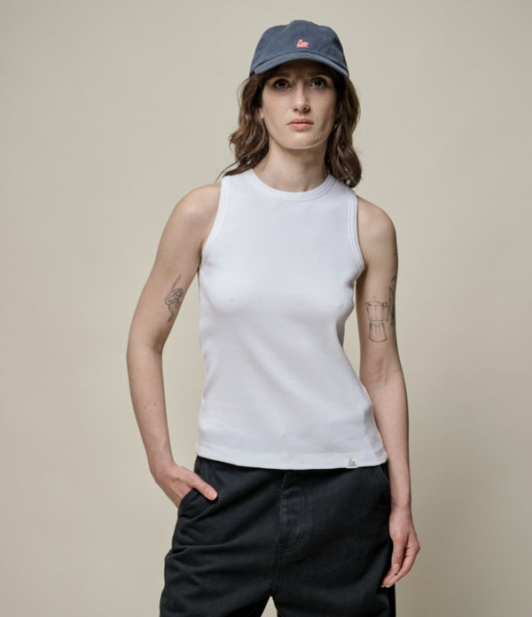 Merz b. Schwanen Ribbed Tanktop - White