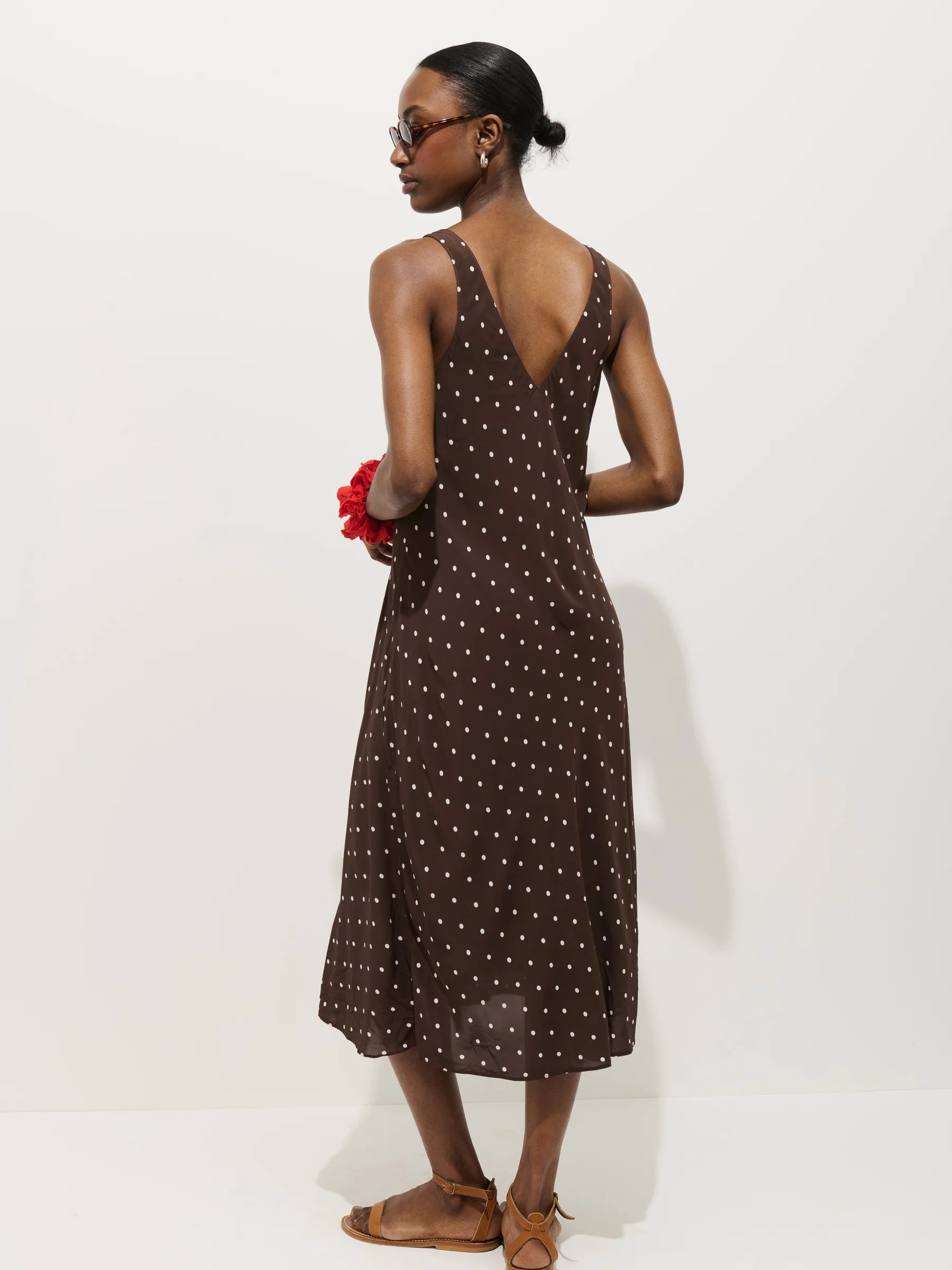 Alex Mill Flora Dress In Polka Dot