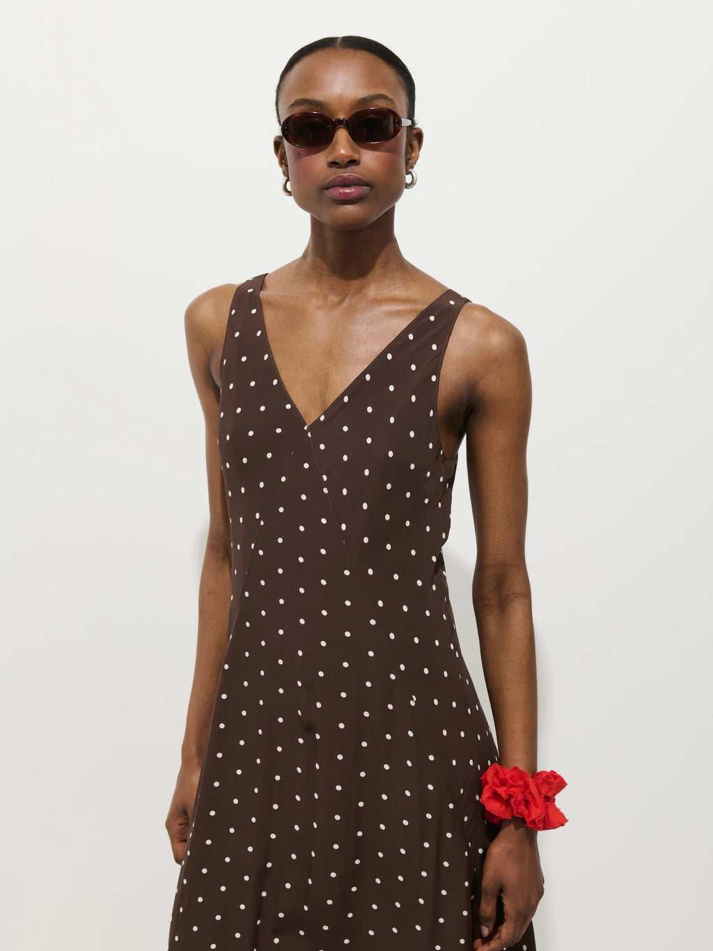 Alex Mill Flora Dress In Polka Dot