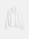 Alex Mill Cropped Jo Shirt in Cotton Poplin - White