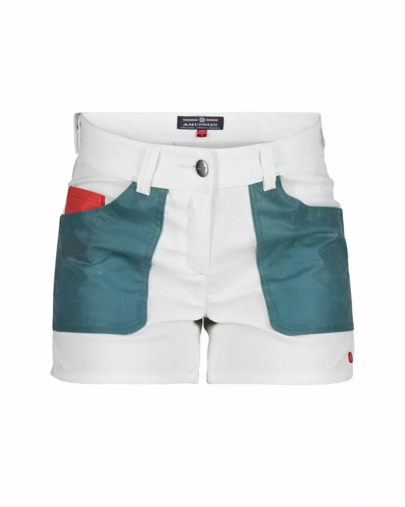 Amundsen 5-Incher Field Shorts - Off White/Stormy Blue