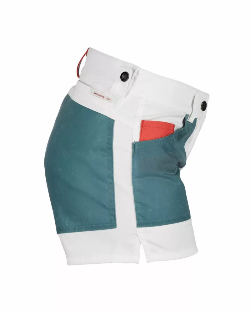 Amundsen 5-Incher Field Shorts - Off White/Stormy Blue