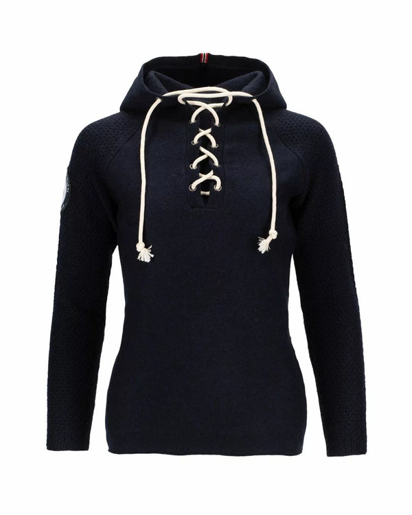 Amundsen Women's Boiled Laced Hoodie - Faded Navy