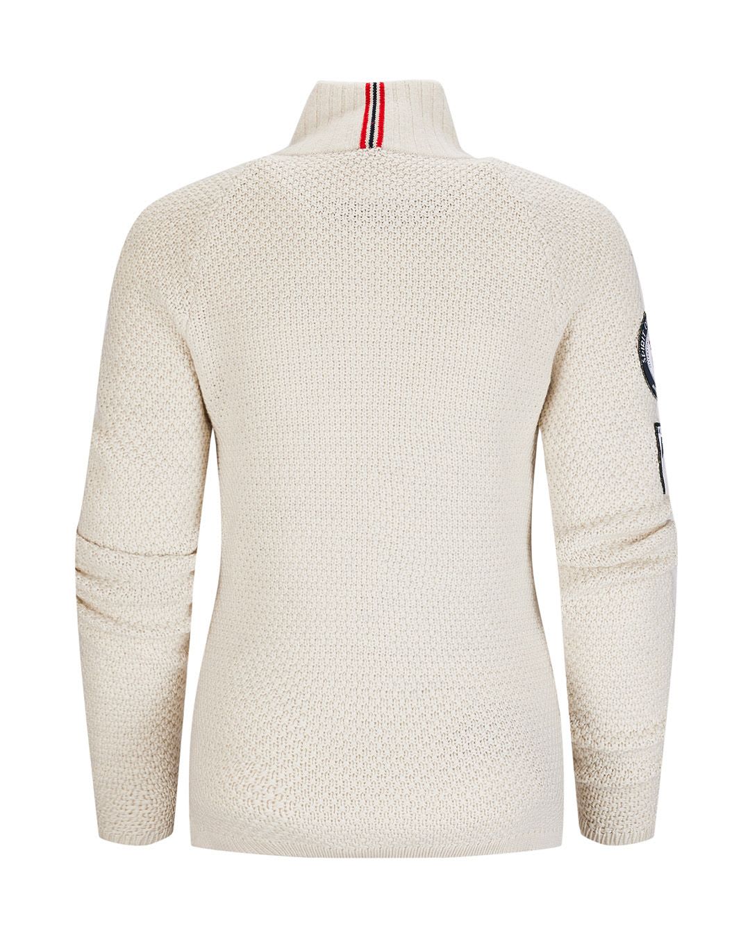 AMUNDSEN Women's Boiled Ski Sweater in Oatmeal
