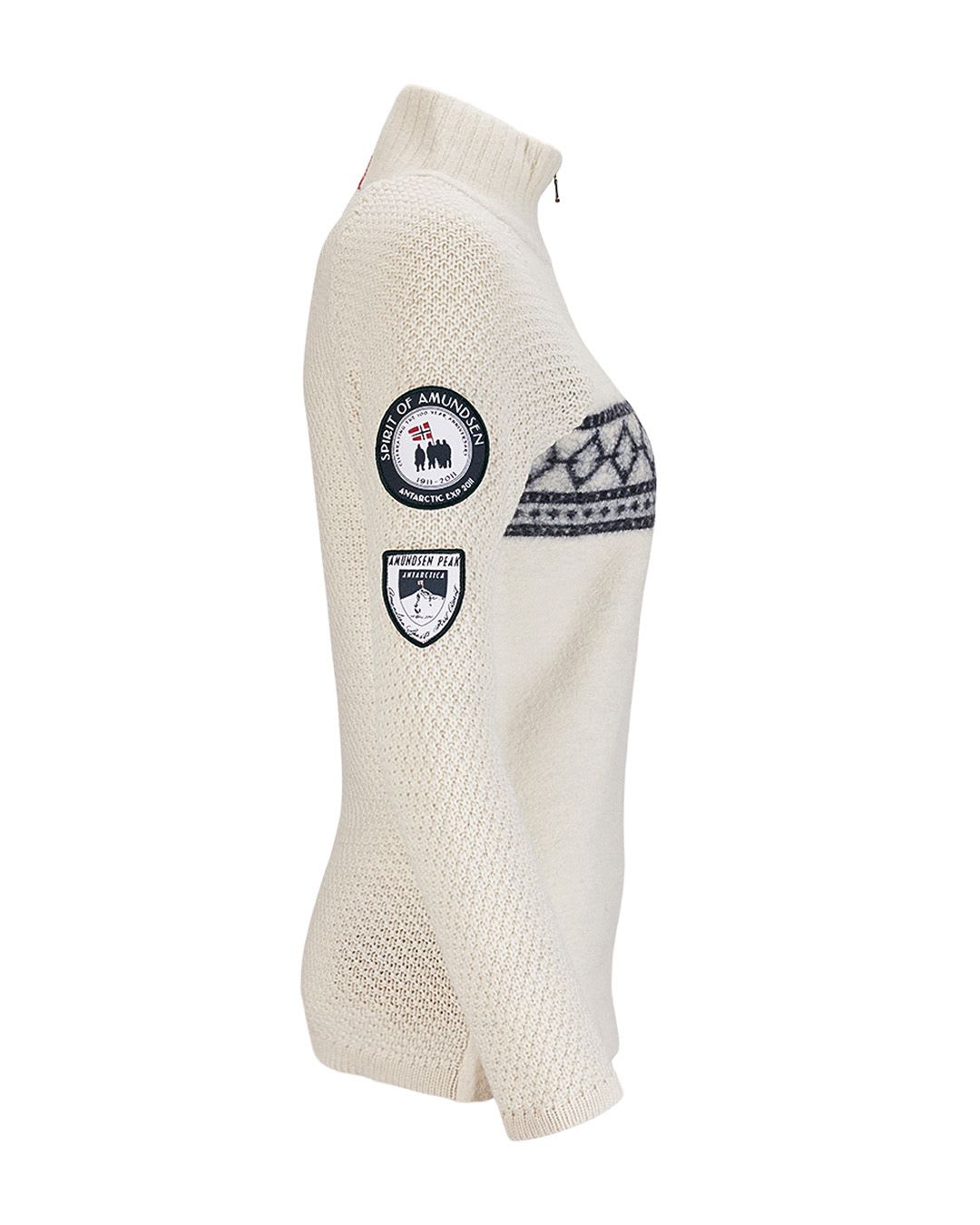 AMUNDSEN Women's Boiled Ski Sweater in Oatmeal