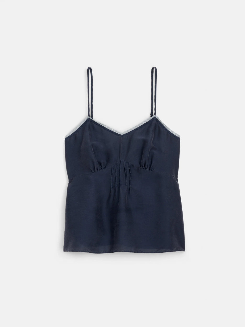 Alex Mill Lilly Cami In Washed Silk- Navy