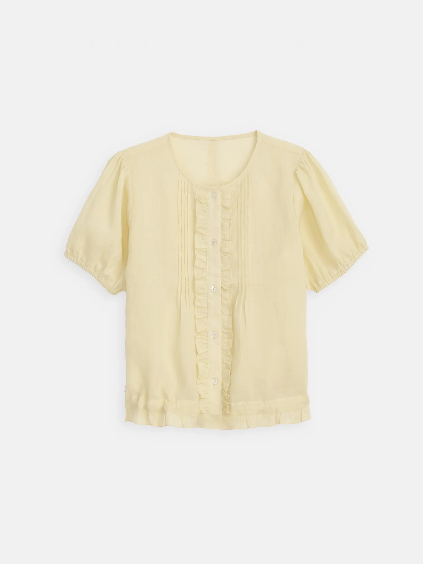 Alex Mill Brittany Top In Ramie - Pear