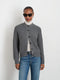 Alex Mill Nico Cardigan in Heathered Cotton  - Heather Grey