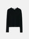 Alex Mill Ava Crewneck Sweater In Extra Fine Merino - Black