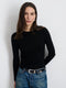 Alex Mill Ava Crewneck Sweater In Extra Fine Merino - Black