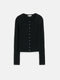 Alex Mill Kb Ribbed Cardigan  - Black