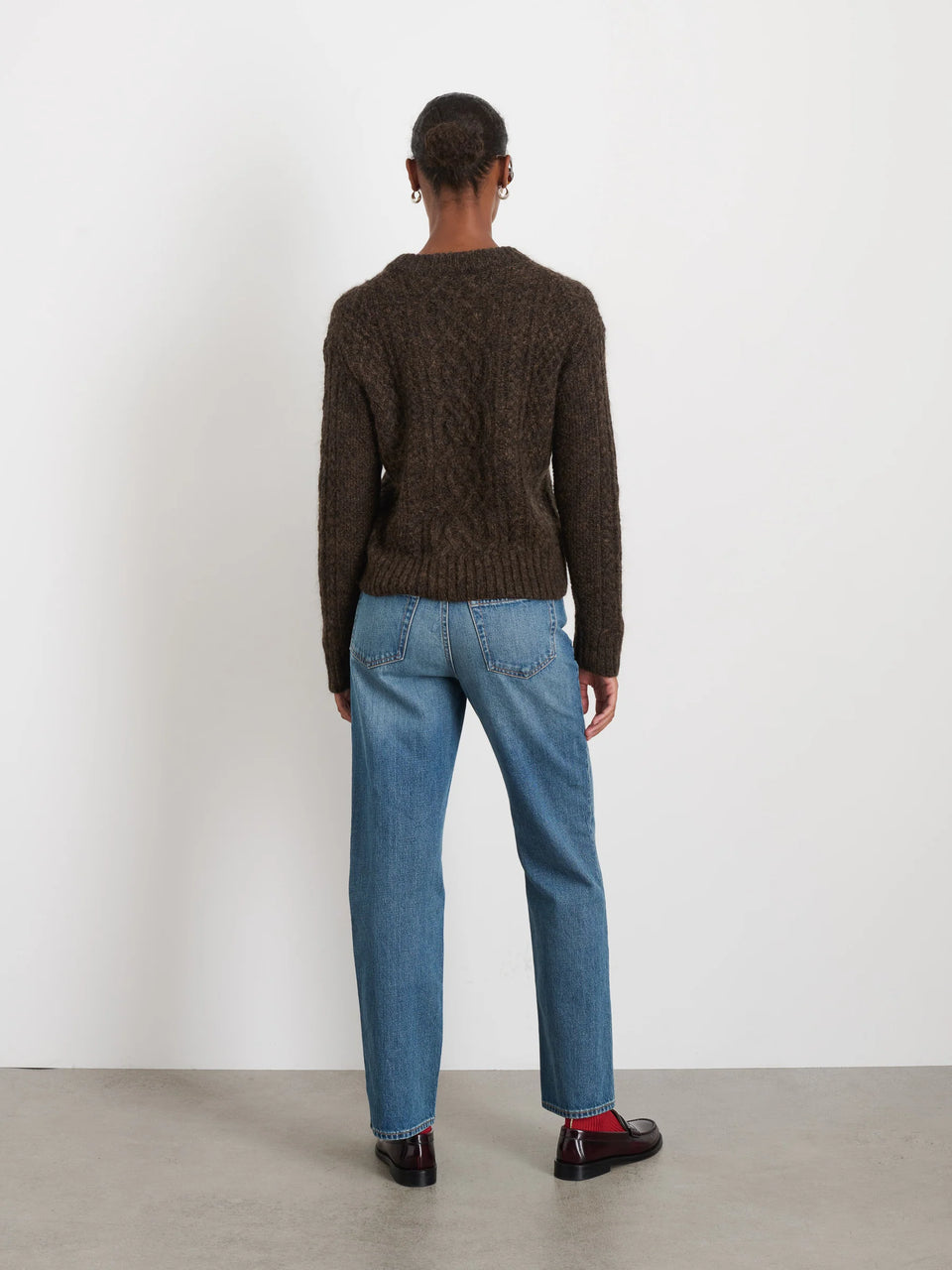 Alex Mill Catskill Sweater  - Dark Timber